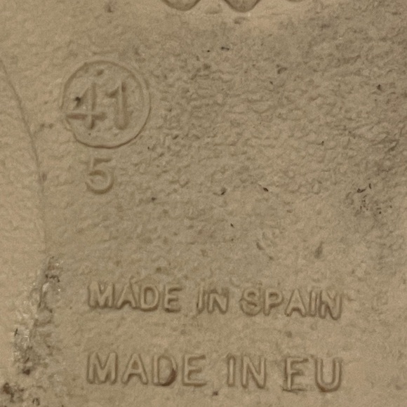 Verbenas pink suede slip on espadrille Sandals 41 - Picture 9 of 9